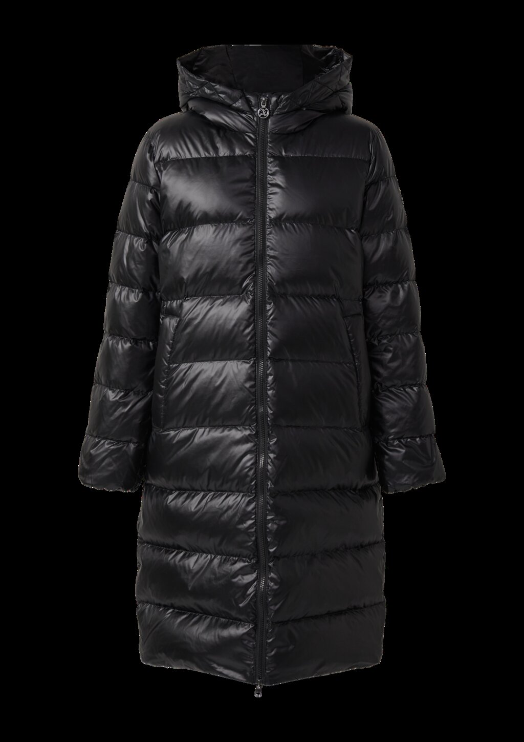 Kapuzen-Steppmantel mit recycelter Daune
