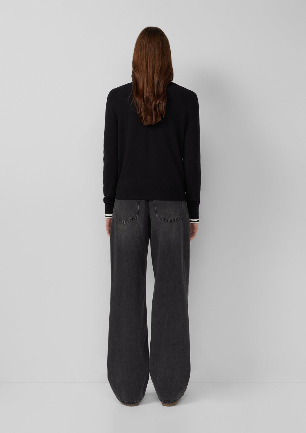 Feinstrickcardigan aus Viskosemix