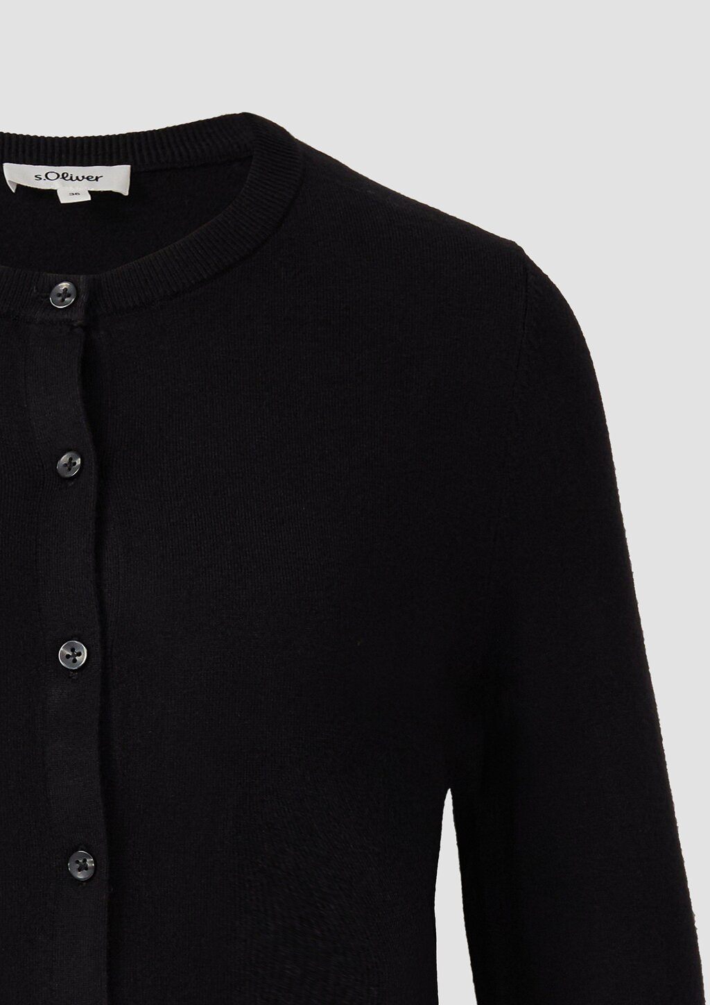 Feinstrickcardigan aus Viskosemix