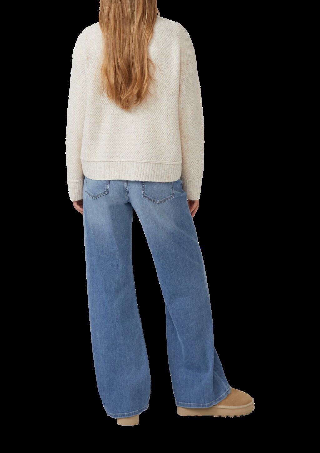 Kuscheliger Wollmix-Cardigan aus Strukturstrick im Relaxed Fit