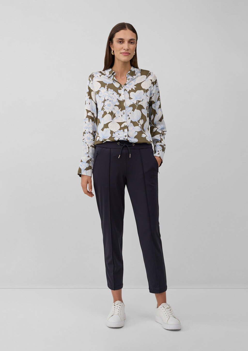 Jogpants aus elastischem Interlockjersey