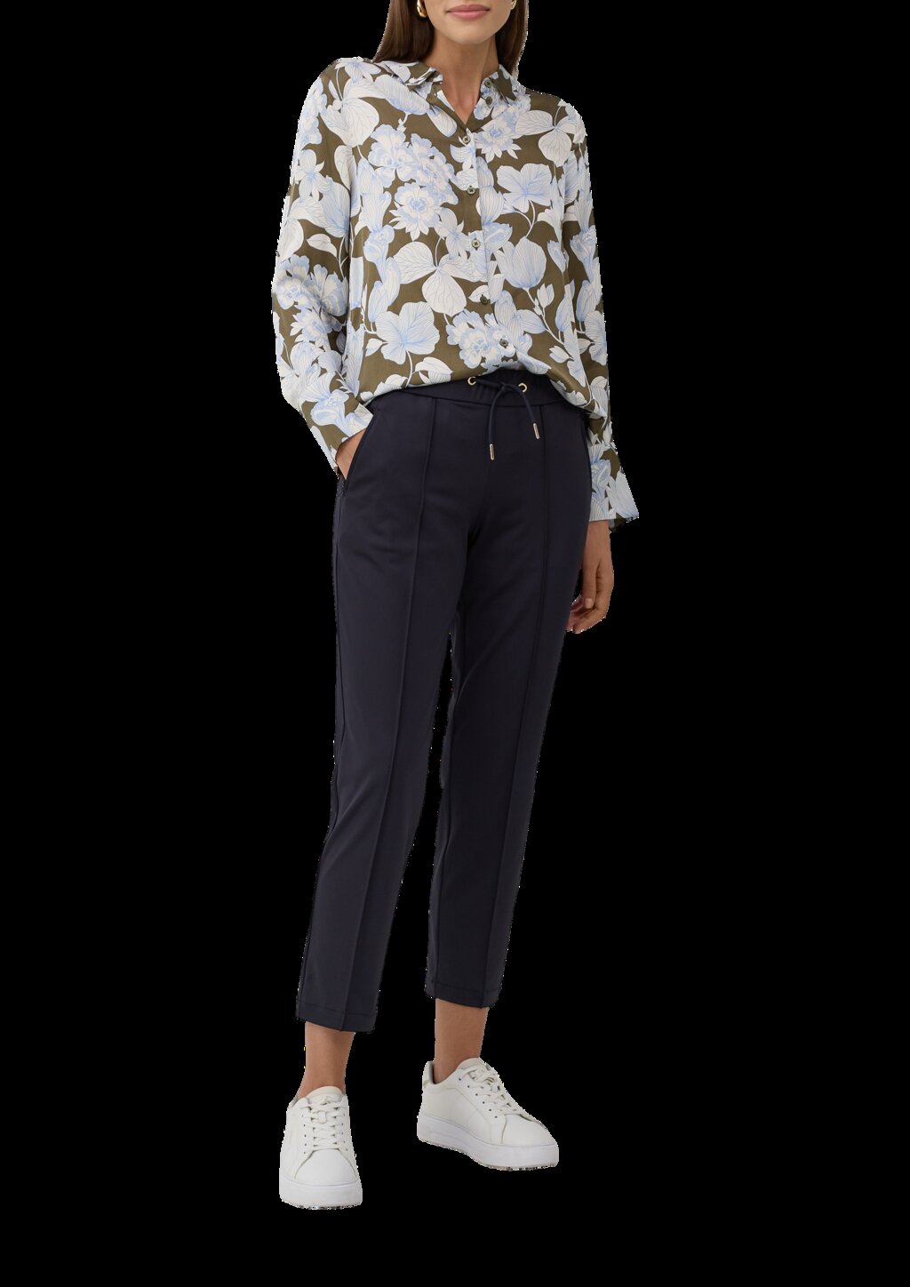 Jogpants aus elastischem Interlockjersey