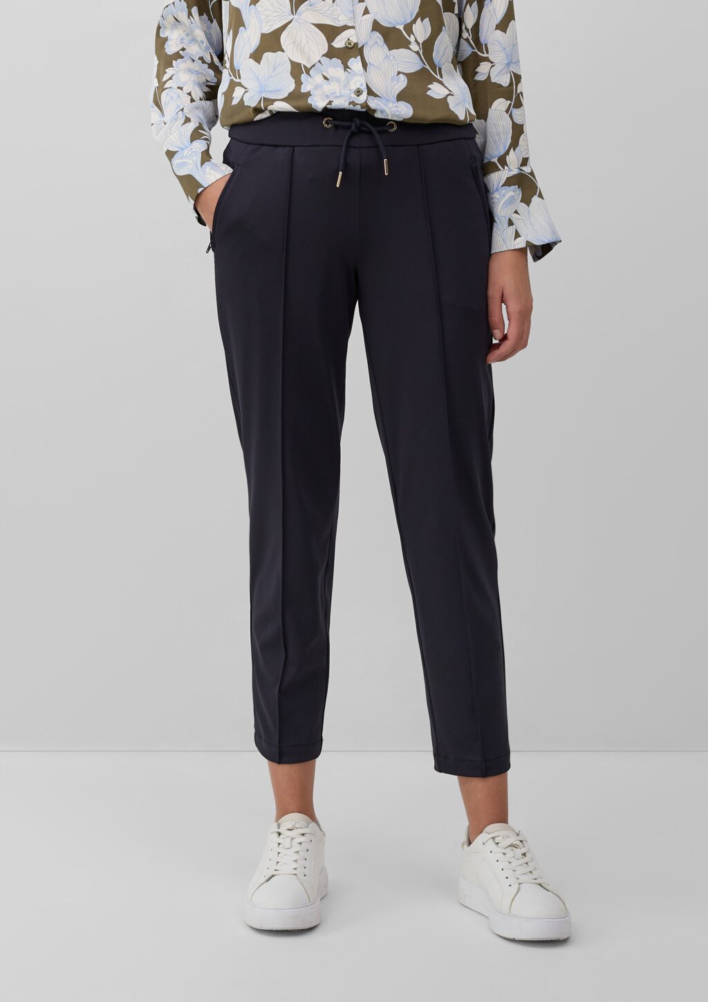 Jogpants aus elastischem Interlockjersey