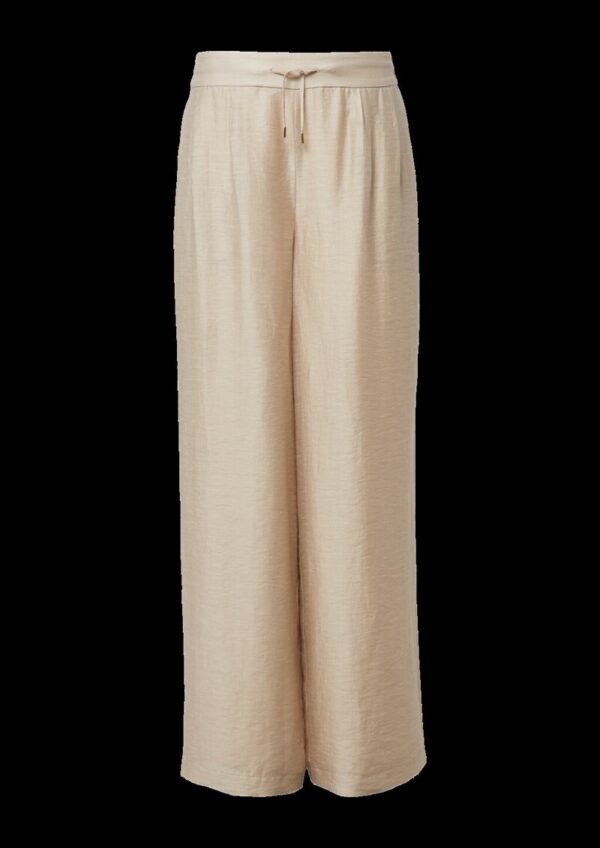 Extra-Wide-Leg-Hose aus Leinenmix