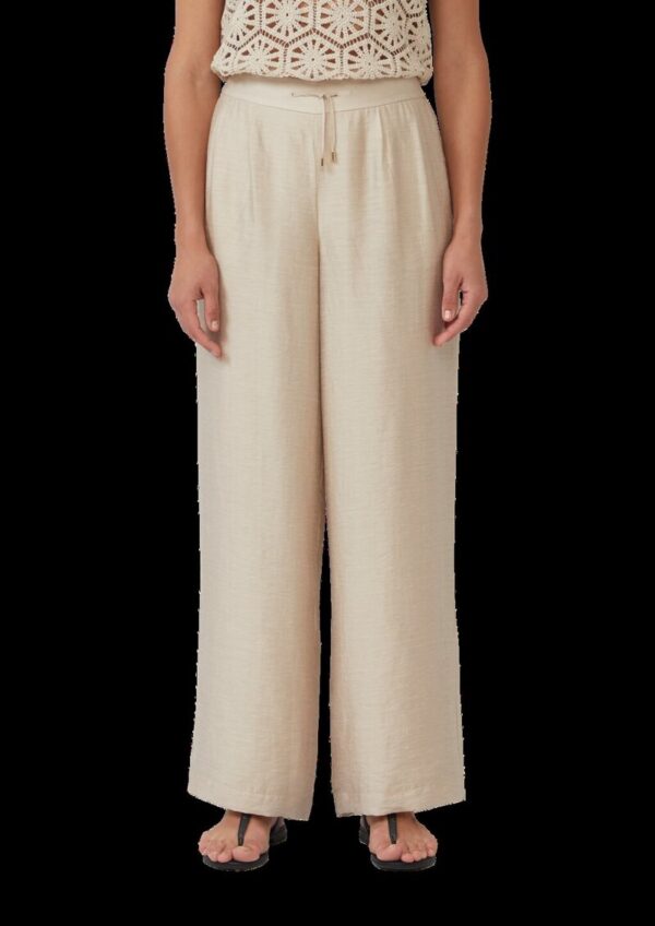 Extra-Wide-Leg-Hose aus Leinenmix