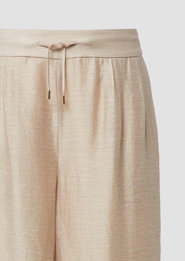 Extra-Wide-Leg-Hose aus Leinenmix