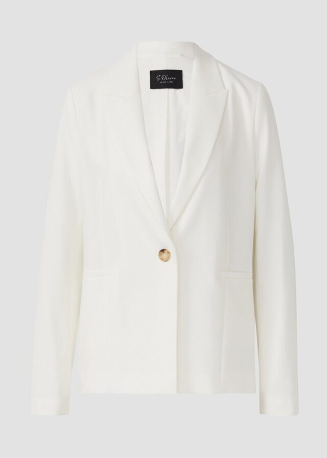 Antaillierter Blazer aus Viskosemix