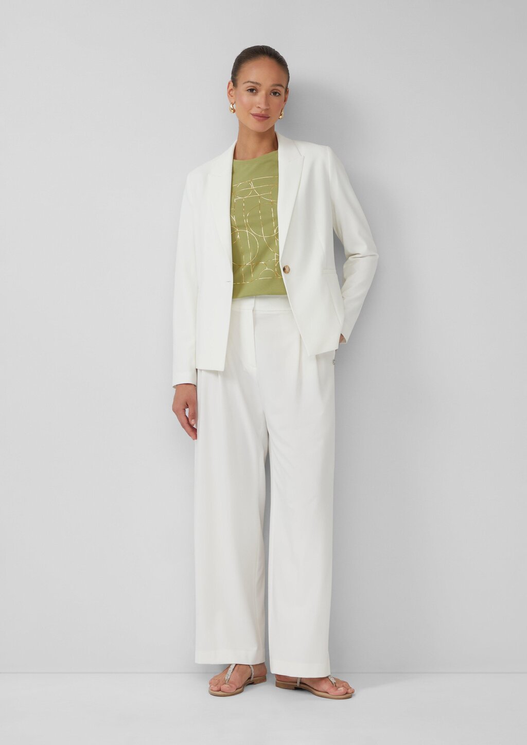 Antaillierter Blazer aus Viskosemix