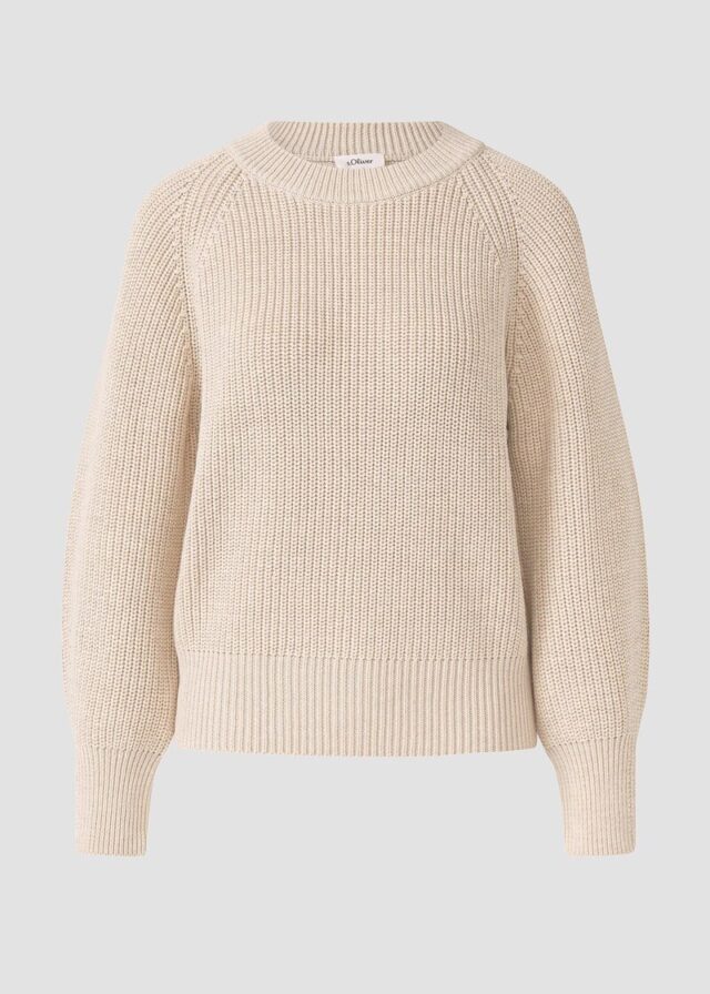 Strickpullover mit Raglanärmeln im Relaxed Fit