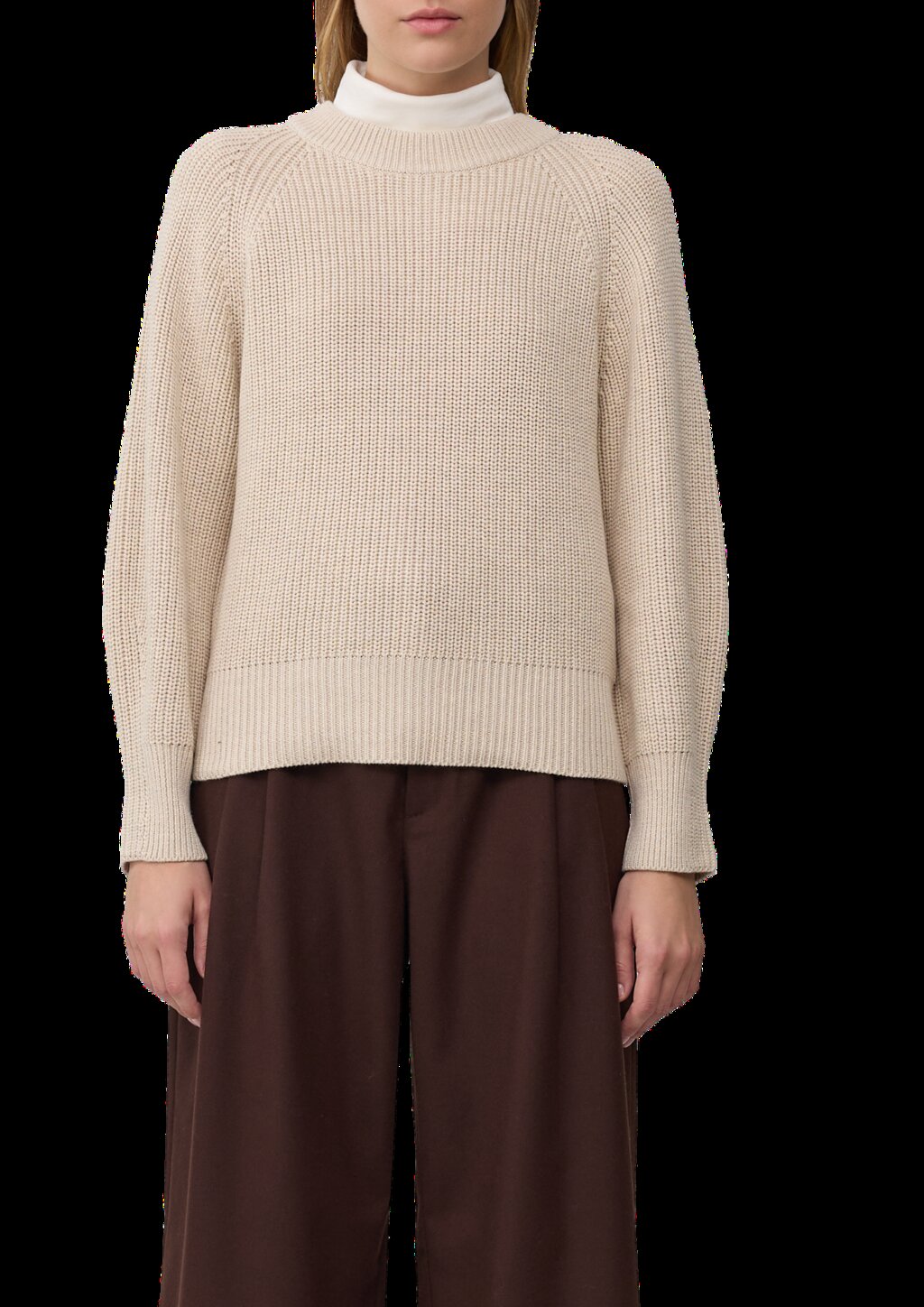 Strickpullover mit Raglanärmeln im Relaxed Fit