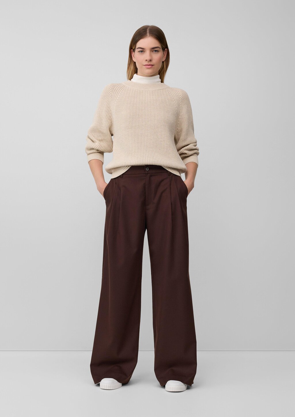 Strickpullover mit Raglanärmeln im Relaxed Fit