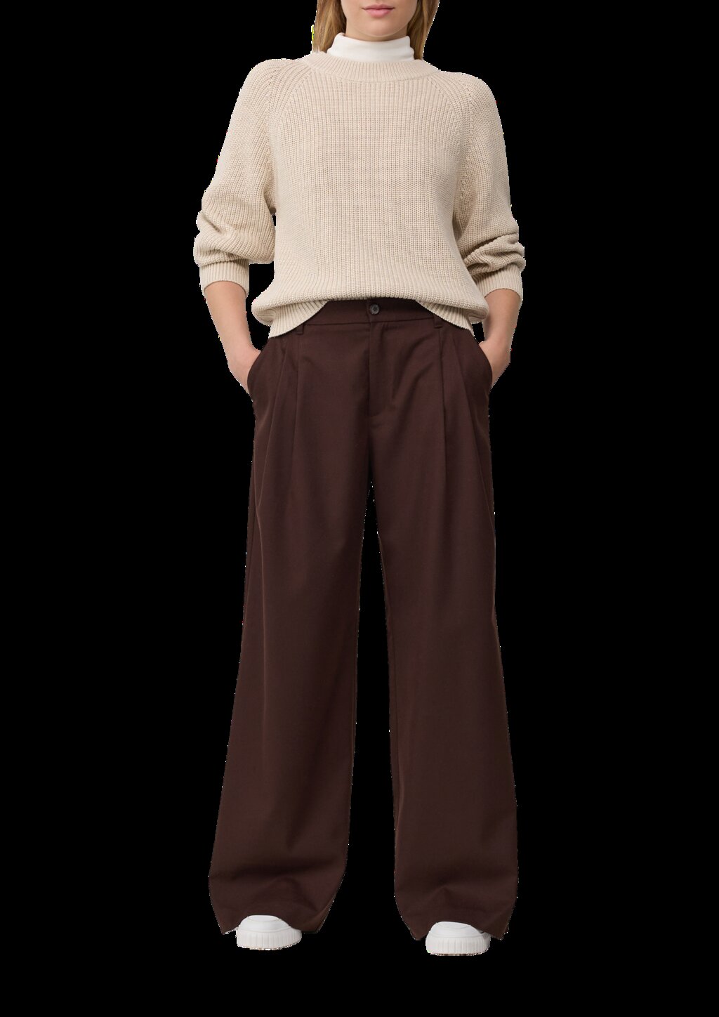 Strickpullover mit Raglanärmeln im Relaxed Fit