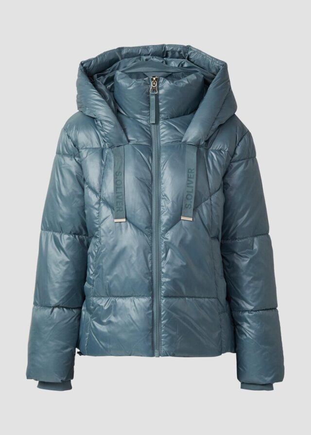 Steppjacke mit Weitenregulierung