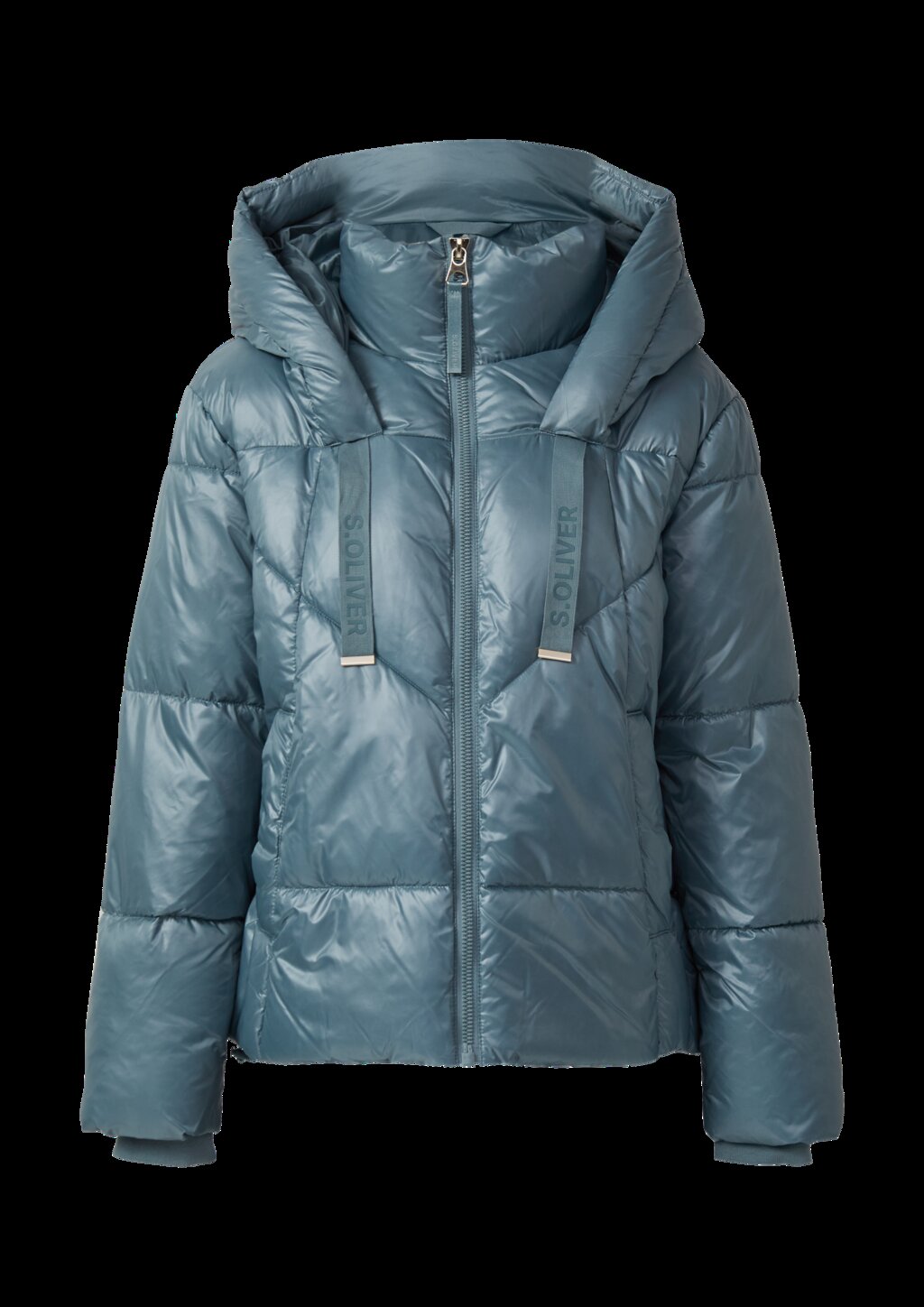 Steppjacke mit Weitenregulierung