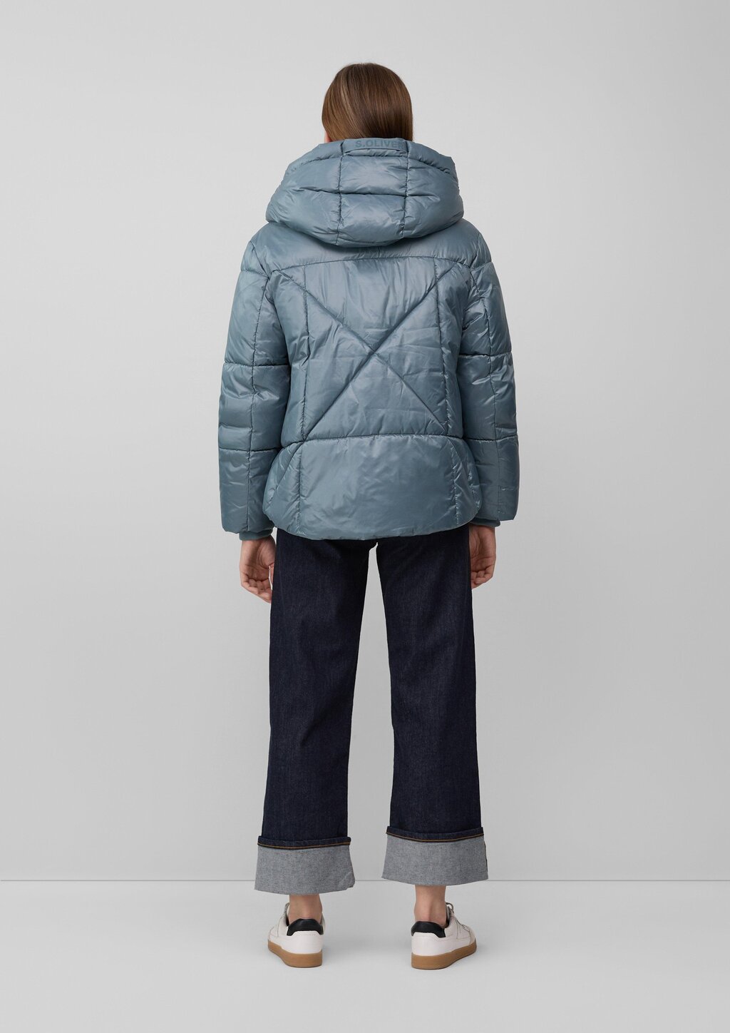 Steppjacke mit Weitenregulierung