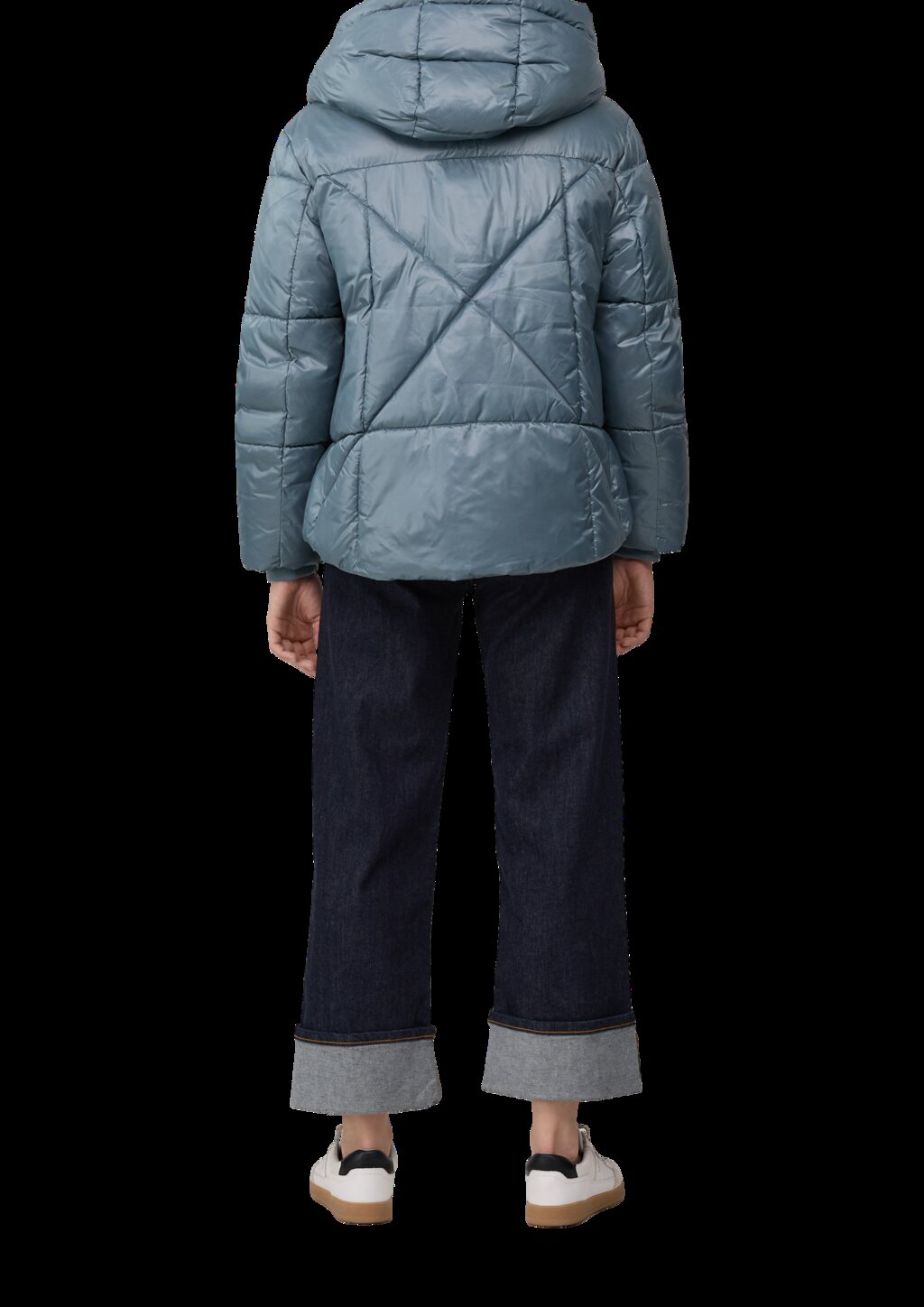 Steppjacke mit Weitenregulierung