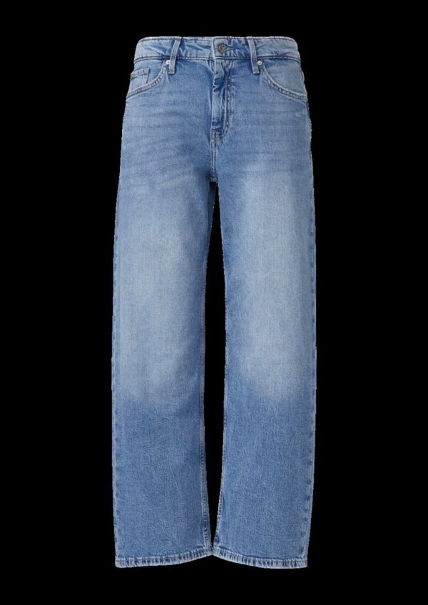 Jeans Karolin / Regular Fit / Mid Rise / Straight Leg / Cropped