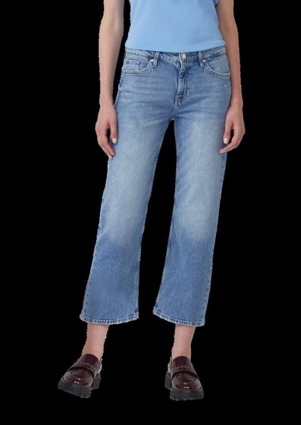 Jeans Karolin / Regular Fit / Mid Rise / Straight Leg / Cropped