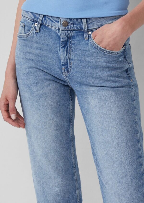 Jeans Karolin / Regular Fit / Mid Rise / Straight Leg / Cropped