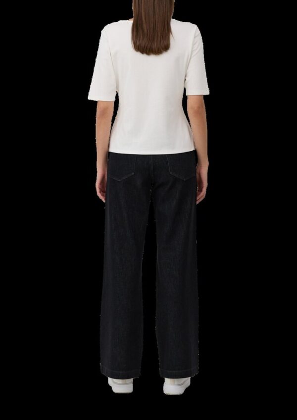 T-Shirt mit halblangem Arm und Leo-Frontprint