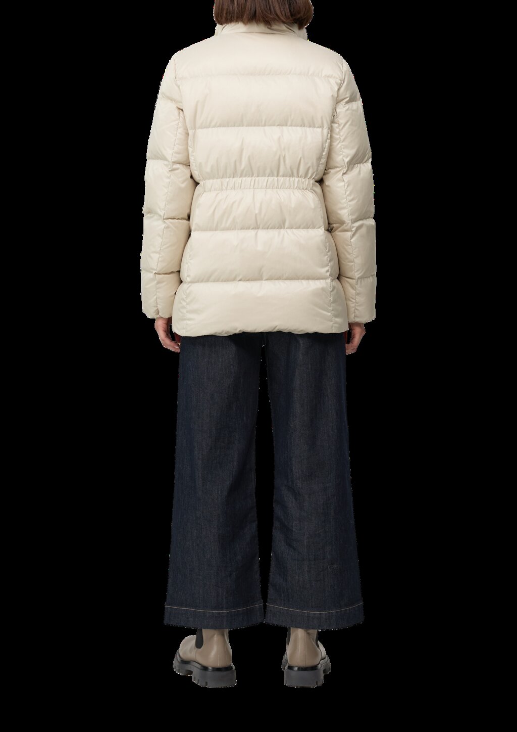 Steppjacke mit recycelter Daune und Federn