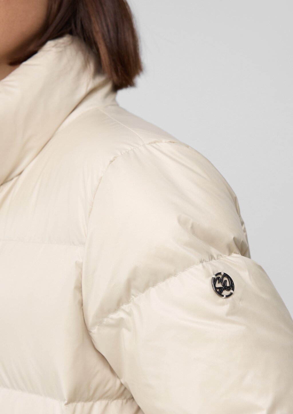 Steppjacke mit recycelter Daune und Federn