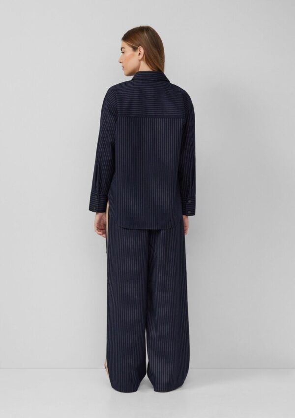 Overshirt mit Nadelstreifen in Oversize