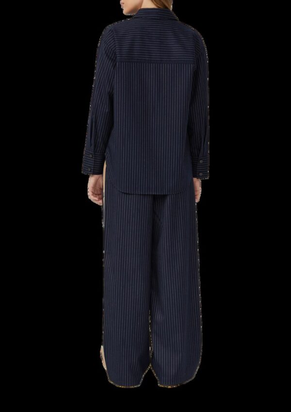 Overshirt mit Nadelstreifen in Oversize