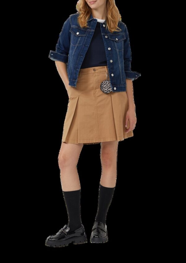 Elastische Slim-Fit-Jeansjacke aus Baumwollmix