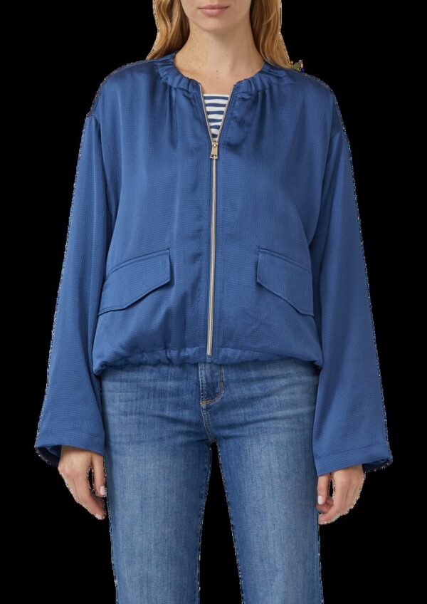 Satin-Blouson im Relaxed Fit mit verstellbarem Saum