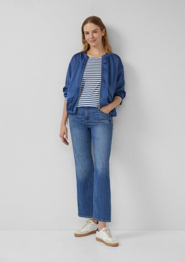 Satin-Blouson im Relaxed Fit mit verstellbarem Saum