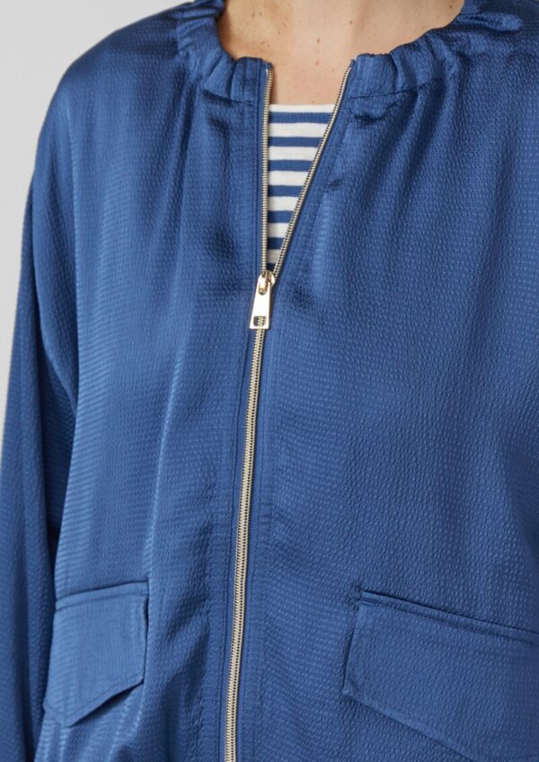 Satin-Blouson im Relaxed Fit mit verstellbarem Saum