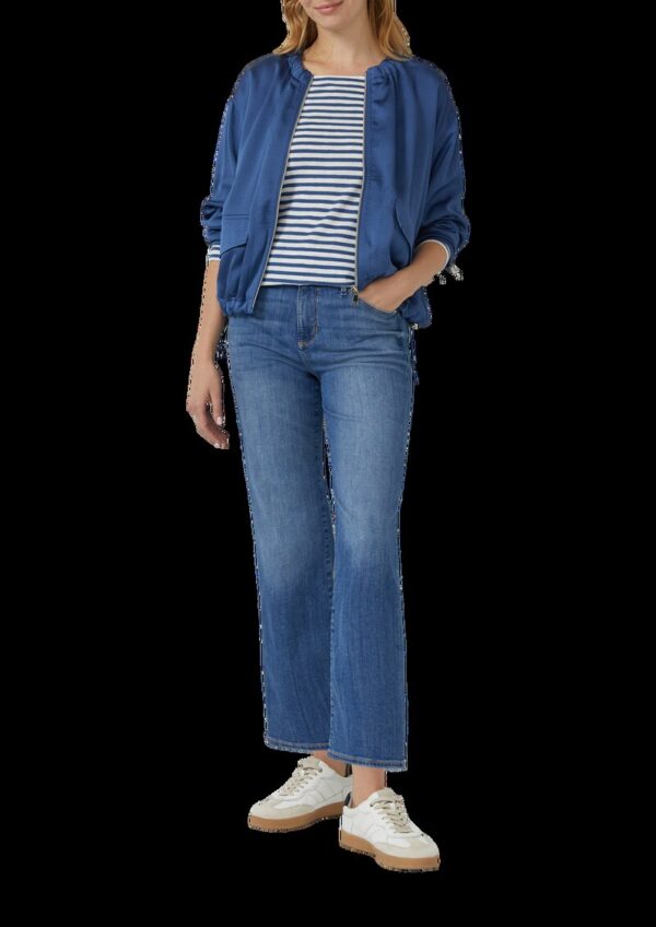 Satin-Blouson im Relaxed Fit mit verstellbarem Saum