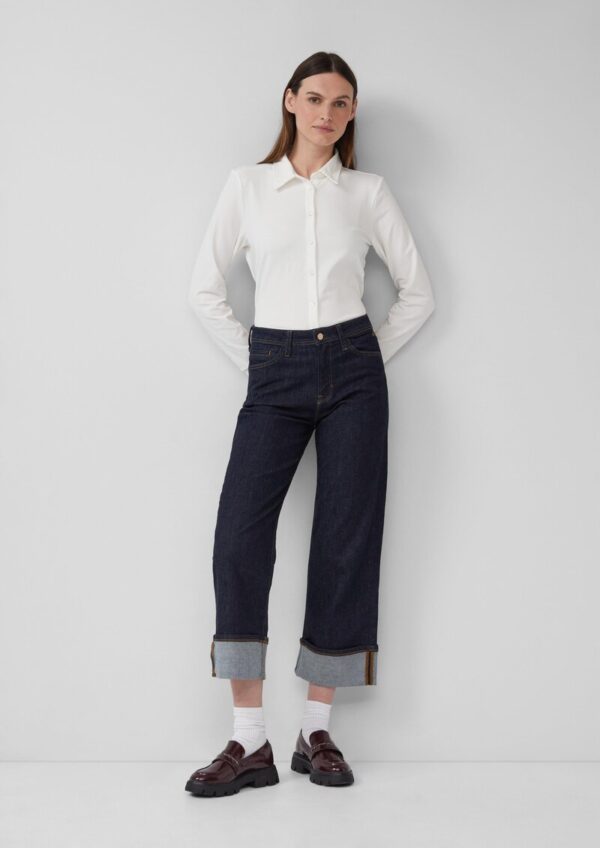 Cropped Jeans Suri / Regular Fit / Mid Rise / Wide Leg / 360° Denim