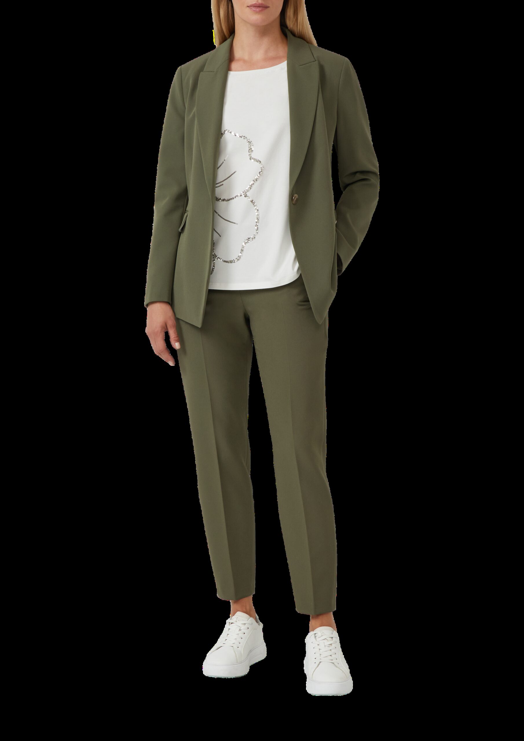 T-Shirt im Relaxed Fit mit Pailletten-Applikation