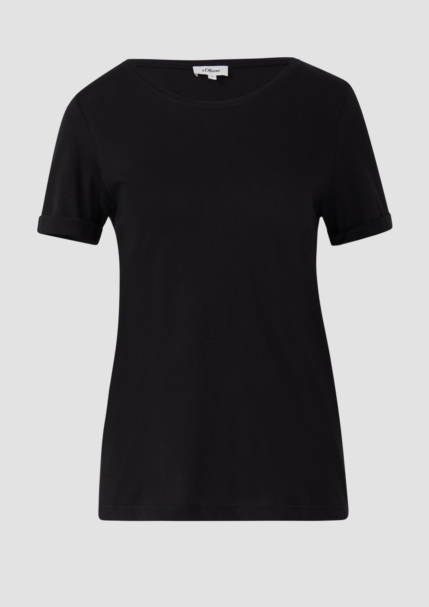 T-Shirt mit Ärmelumschlag