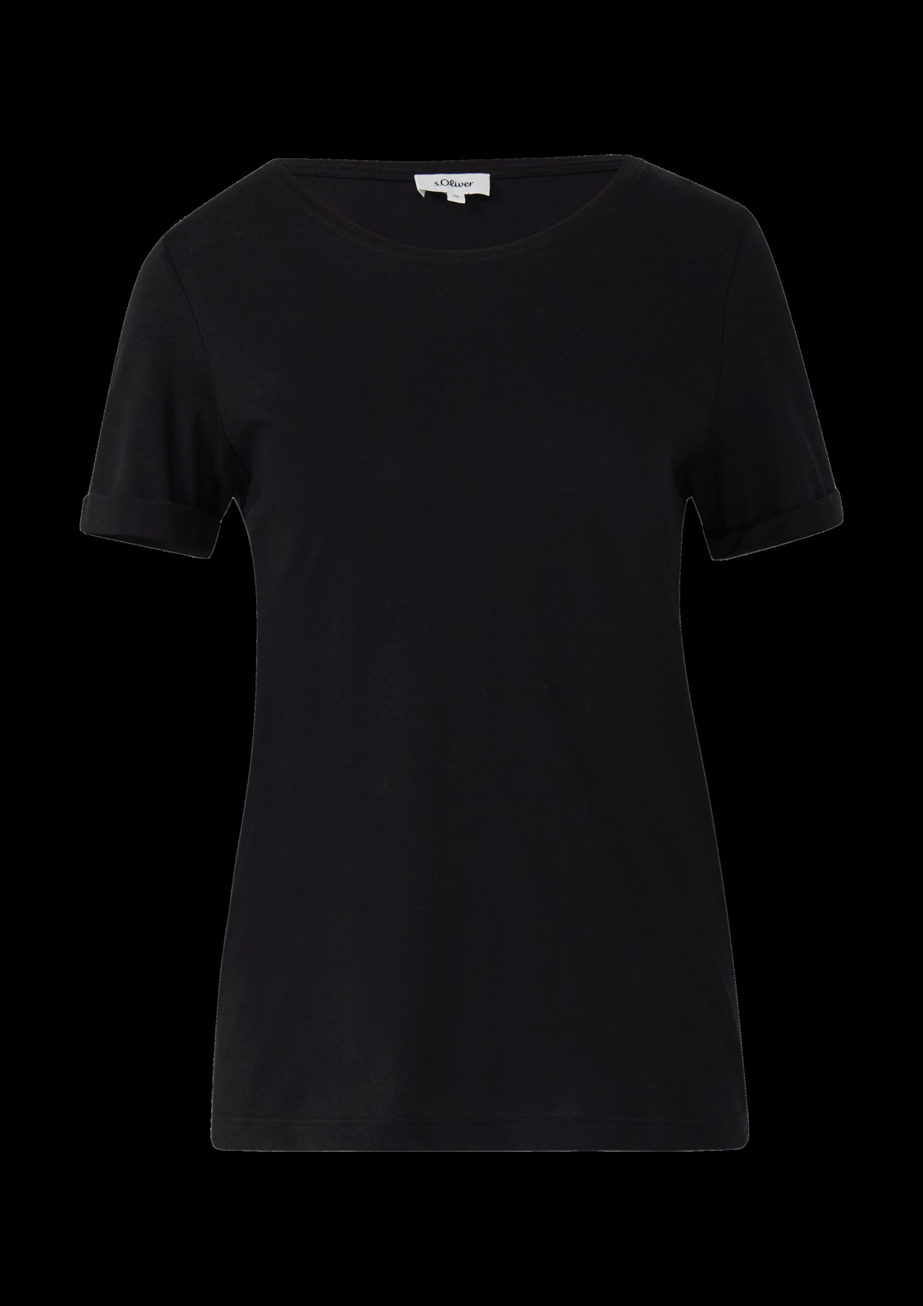 T-Shirt mit Ärmelumschlag