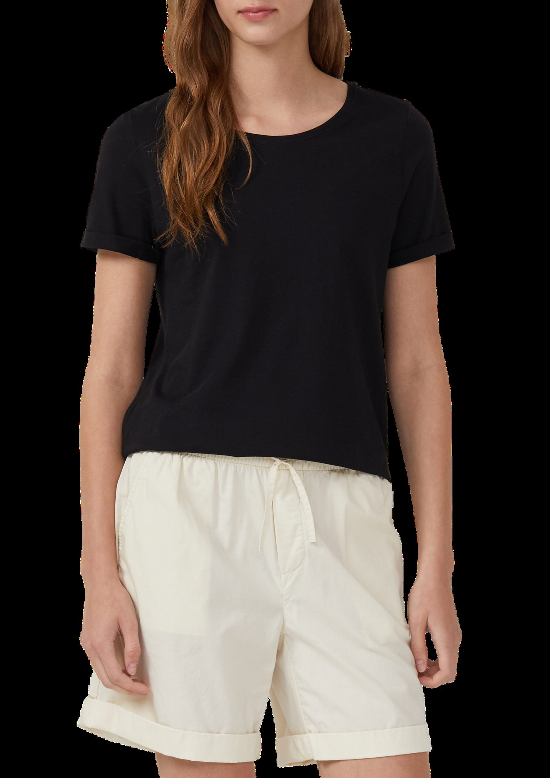 T-Shirt mit Ärmelumschlag