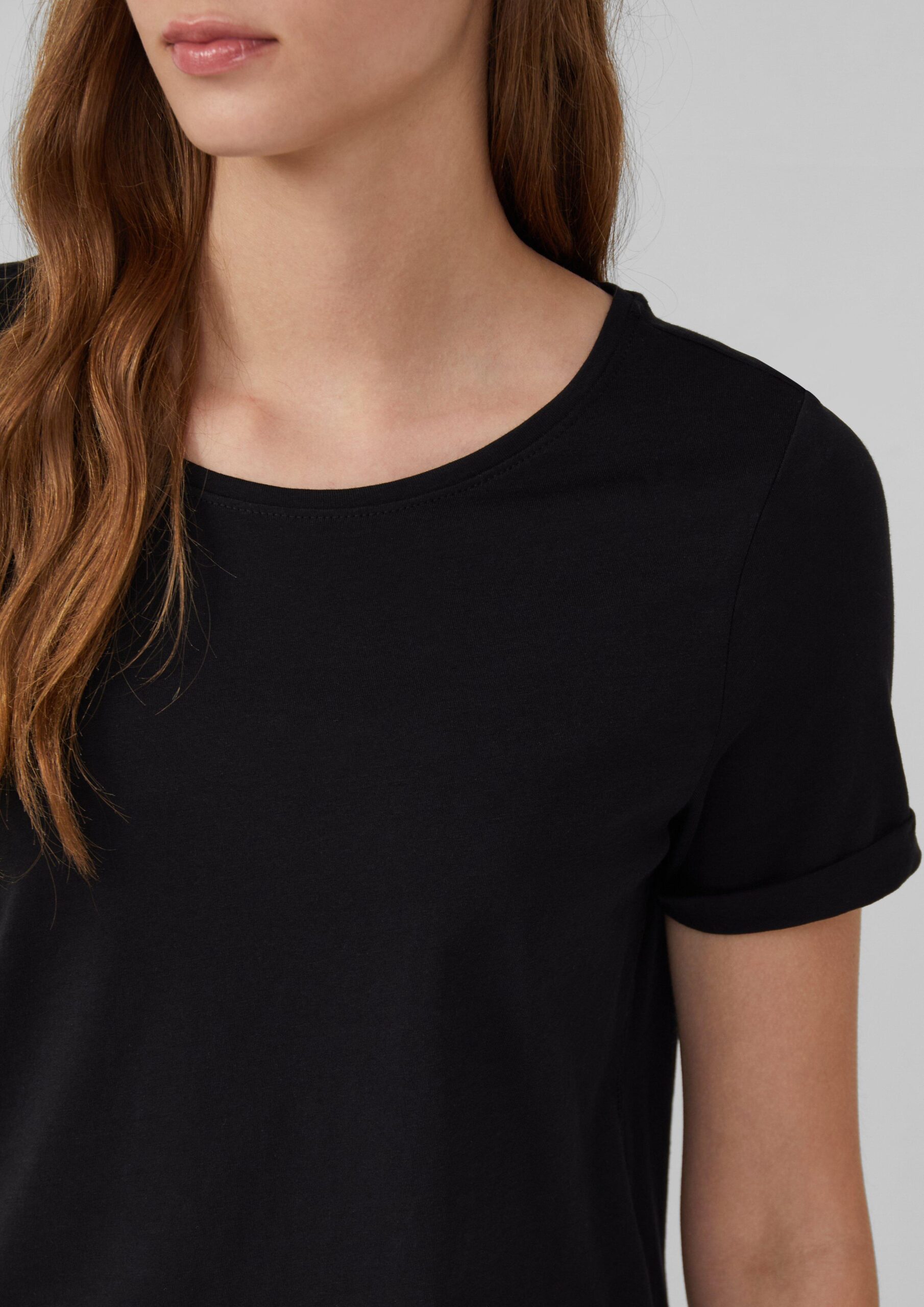 T-Shirt mit Ärmelumschlag