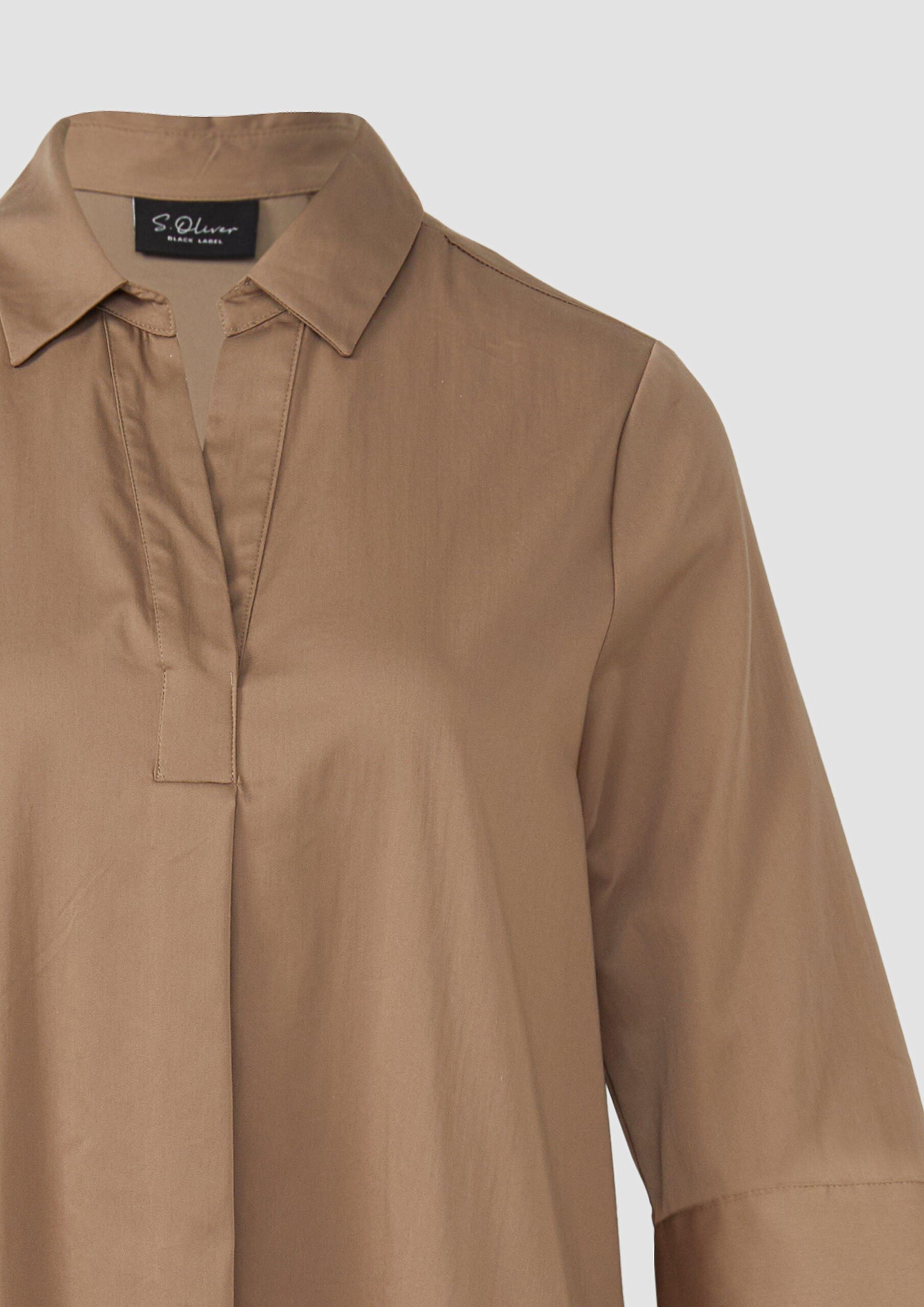 Ausgestelltes Tunikakleid mit 3/4-Ärmeln