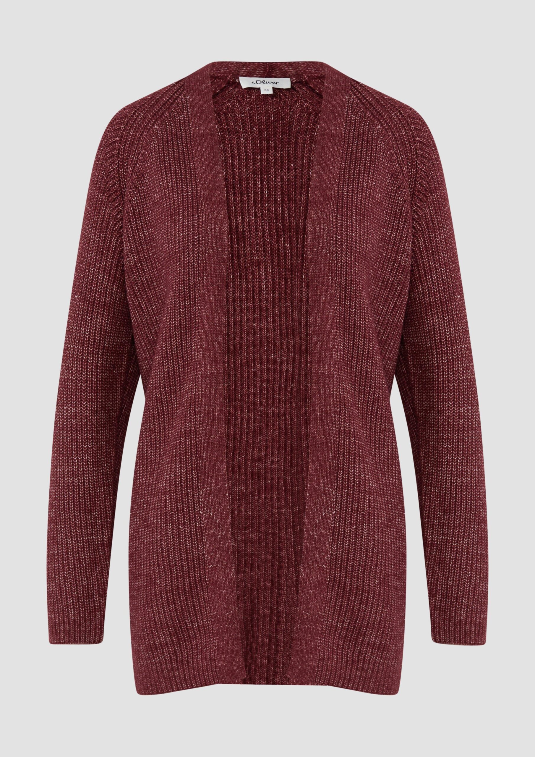 Strukturierter Cardigan im Relaxed Fit