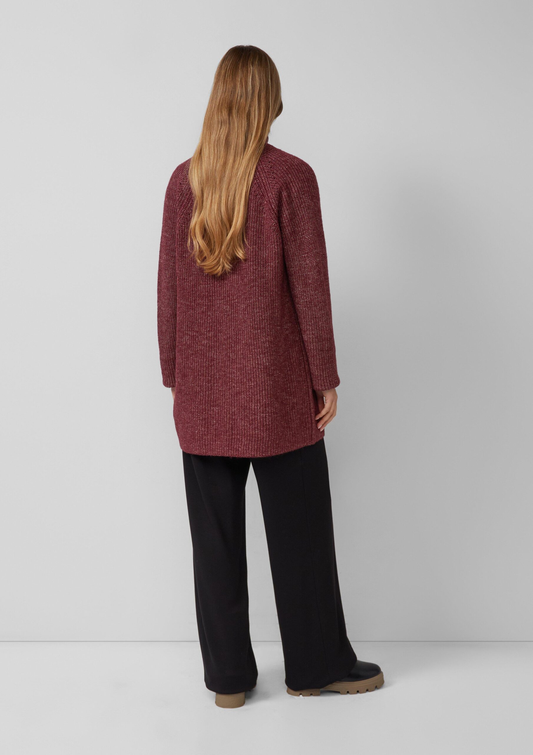 Strukturierter Cardigan im Relaxed Fit