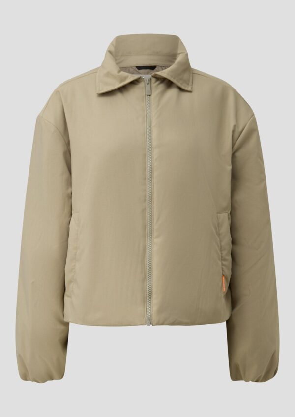 Leicht wattierter Blouson mit überschnittener Schulter