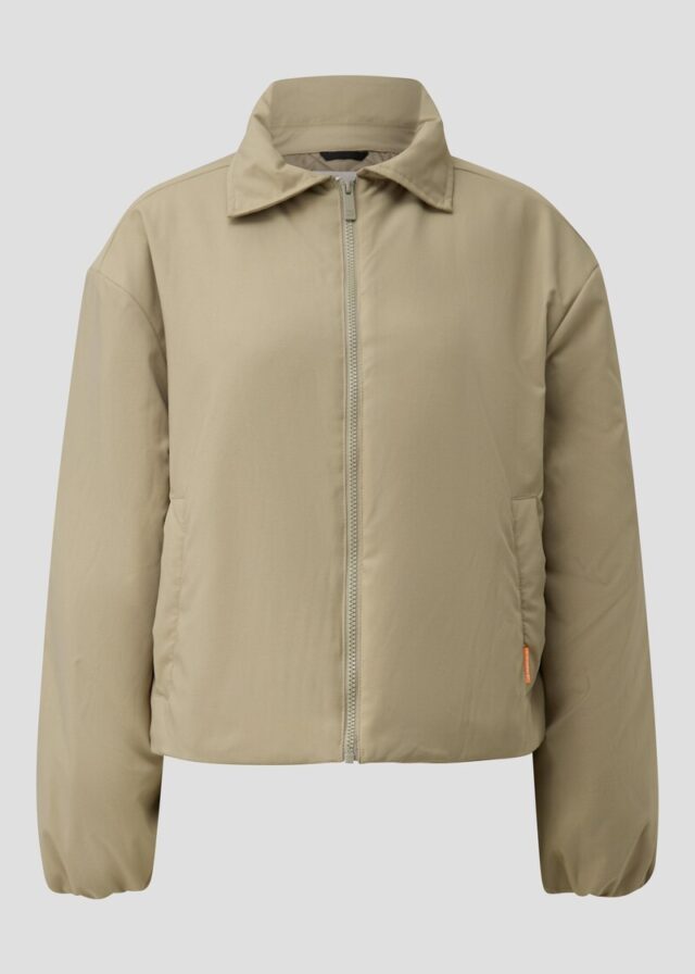 Leicht wattierter Blouson mit überschnittener Schulter