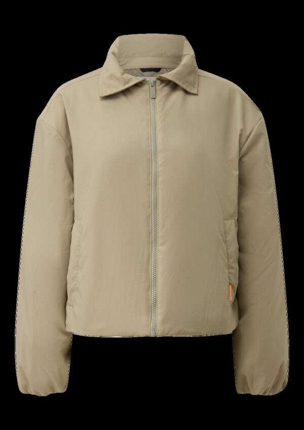 Leicht wattierter Blouson mit überschnittener Schulter