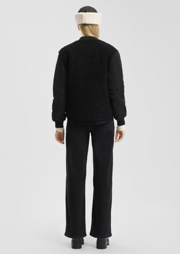 Leicht wattierter Blouson im Fabricmix