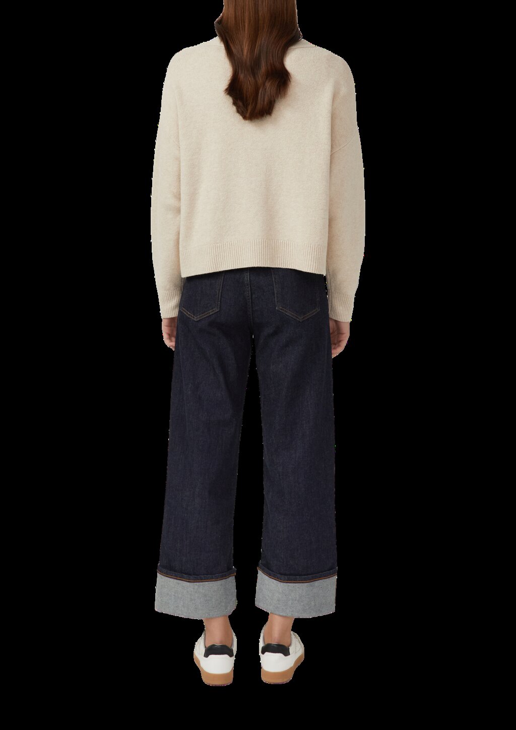 Oversized Strickjacke mit dekorativen Knöpfen