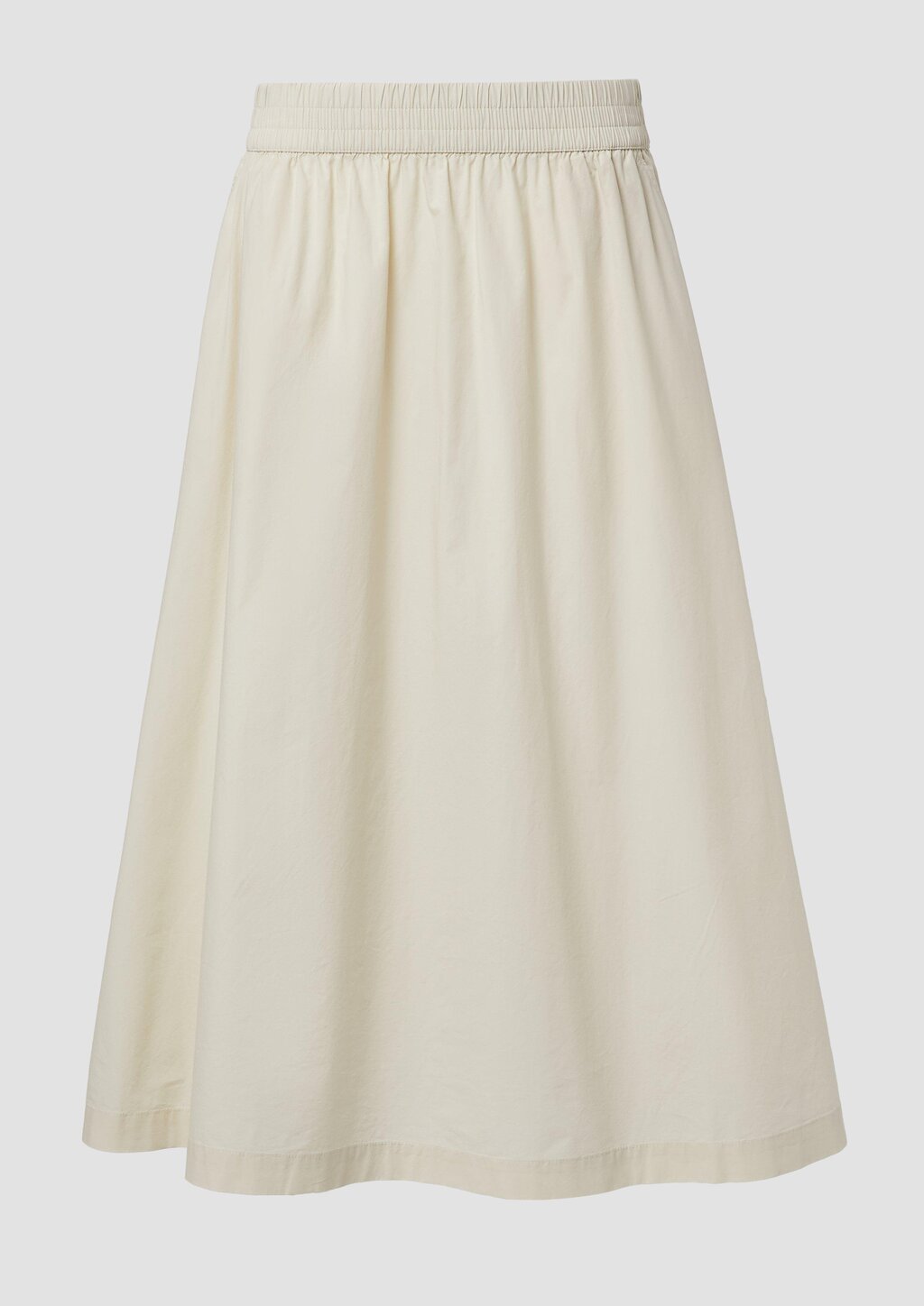 Ausgestellter Rock aus Popeline im Relaxed Fit