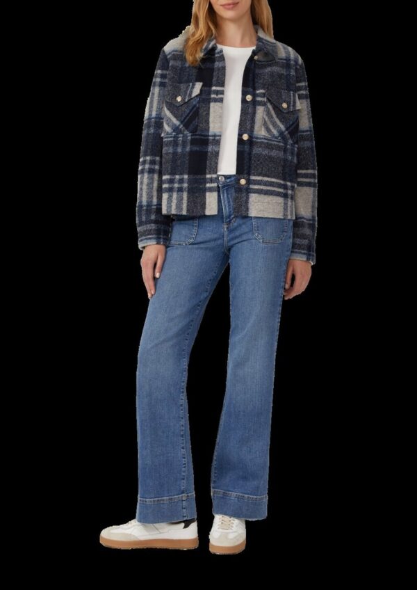 Jeans / Regular Fit / Mid Rise / Flared Leg / aufgesetzte Taschen