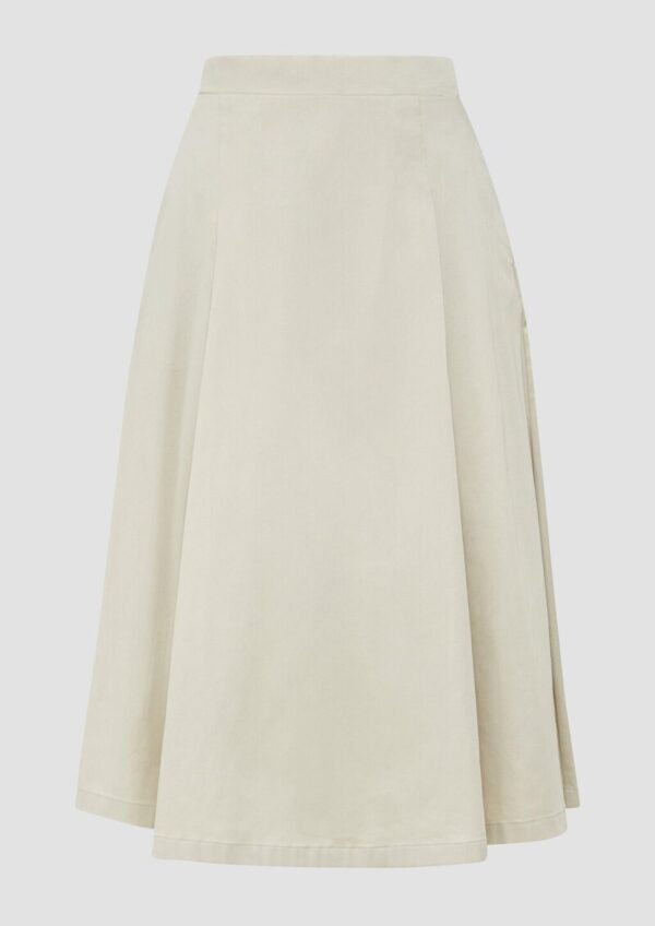 Poplin-Rock im Relaxed Fit mit Elastikbund